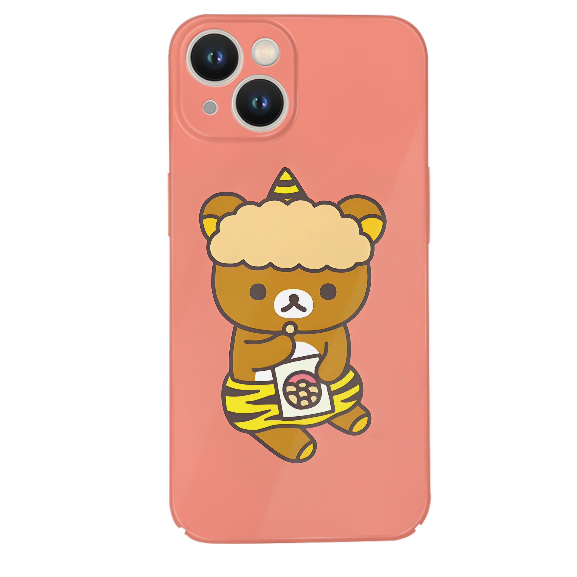 （画像用） リラックマ リラックマ キイロイトリ Rilakkuma Korilakkuma Kiiroitori 【iPhone 14シリーズ対応】ハードケース